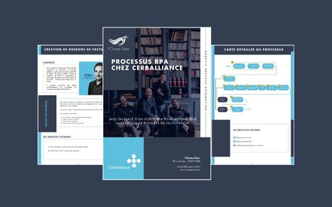 cas d'usage cerballiance, création de dossiers de facturation